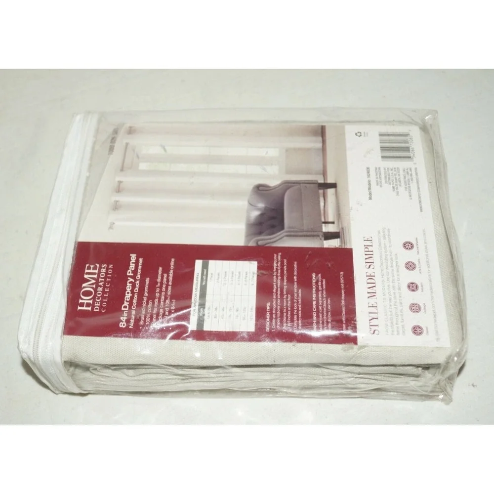 Home Decorators: Natural Cotton 42x84